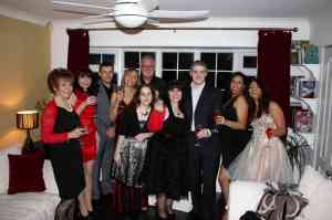 Guests (or little piggies as the devil likes to refer to them) at Casa Bella's Devil's Dinner Party