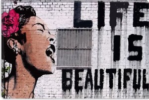 The street artist  hit the headlines recently over the controversial commercialism of his 'free' work. 