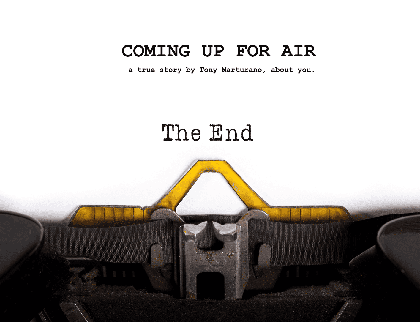 COMING UP FOR AIR; FIRST DRAFT FINISHED!
